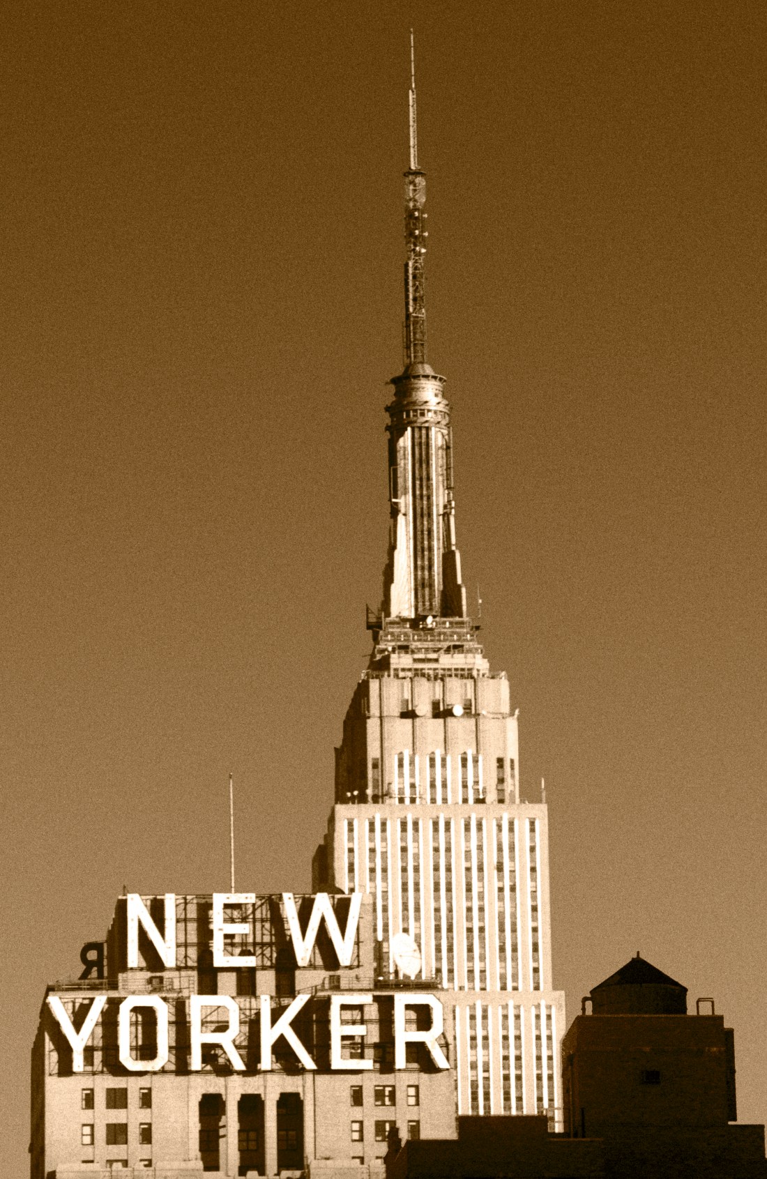 Empire State and New Yorker Sign
