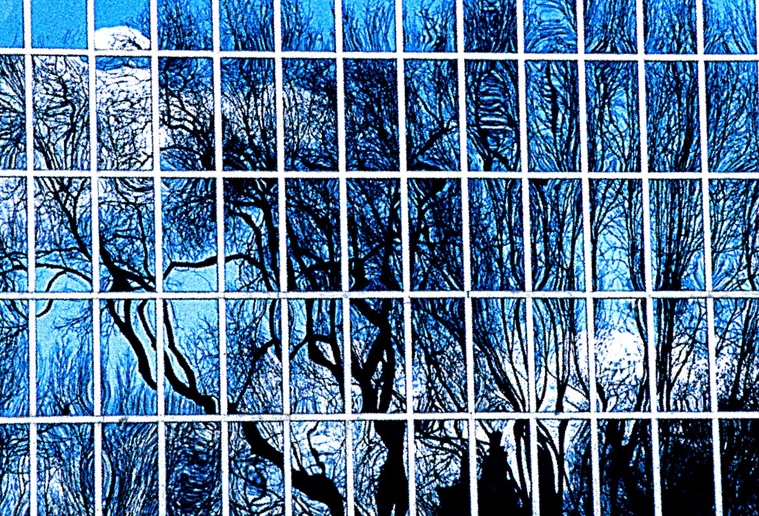 window reflection crop blue new new flat