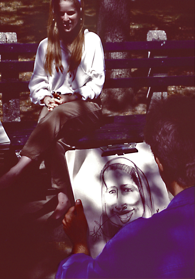 touristportraitinpark